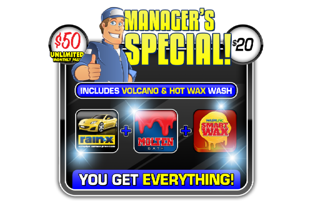 Managers Special, Joe's Car Wash, Car Wash Orlando